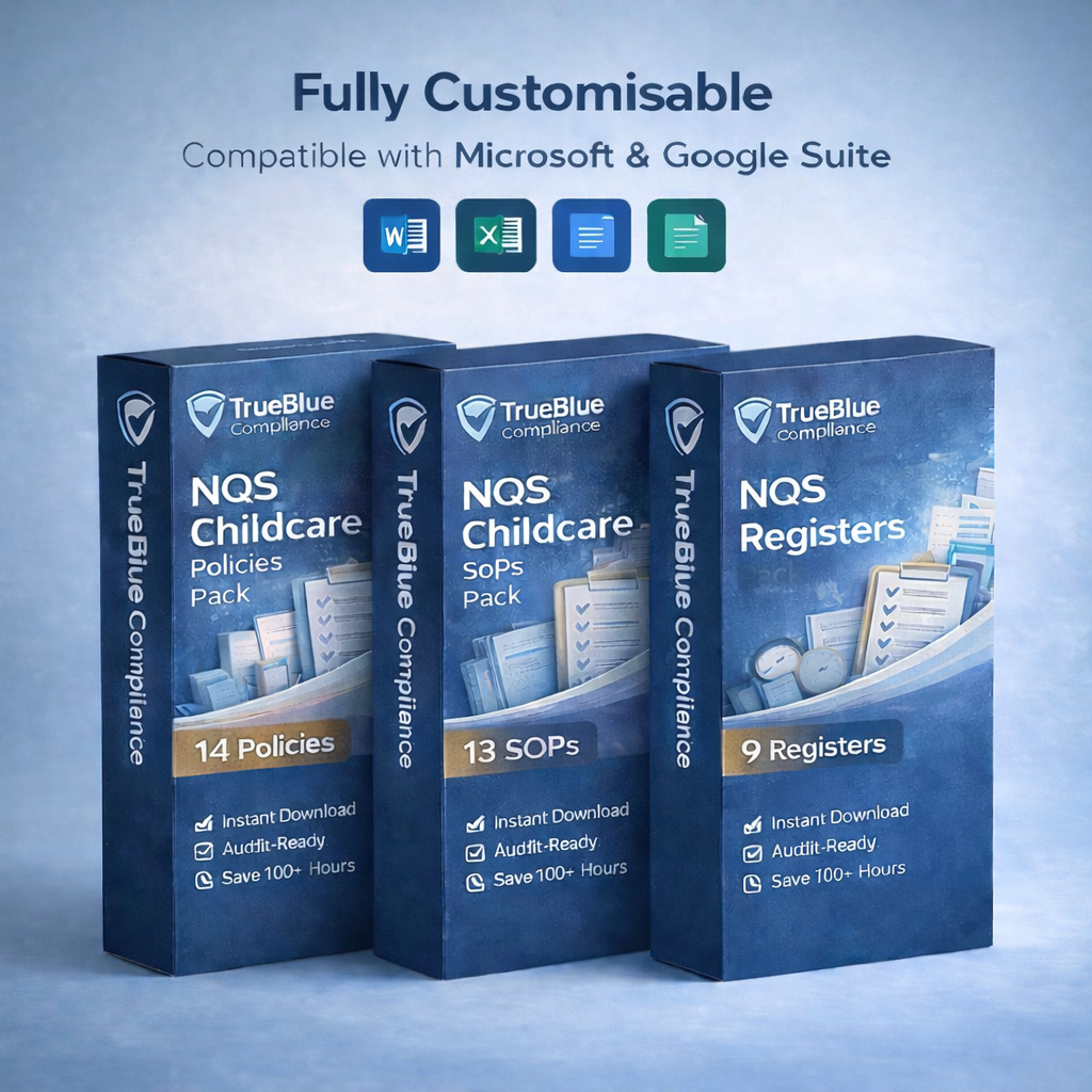 Childcare Core Governance & Compliance Pack Templates