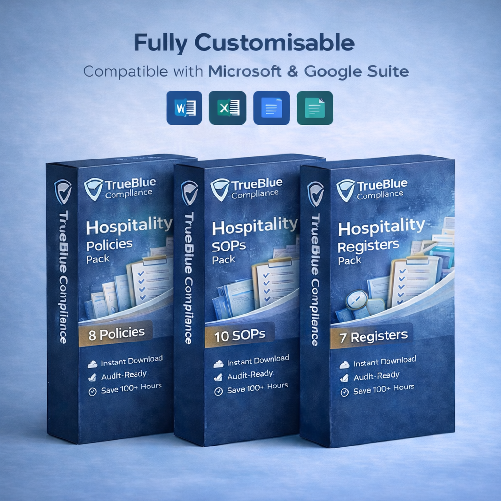 Hospitality Core Governance & Compliance Pack Templates