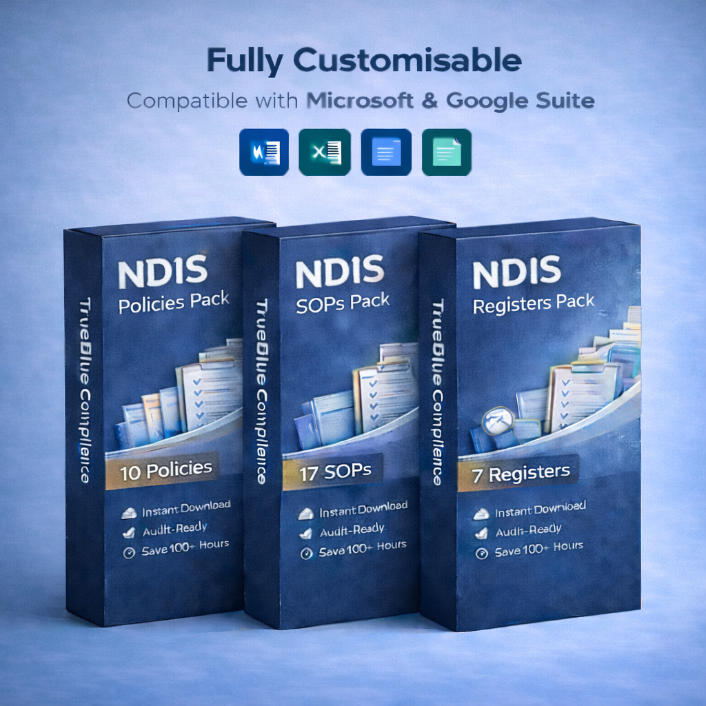 NDIS Core Governance & Compliance Pack Templates